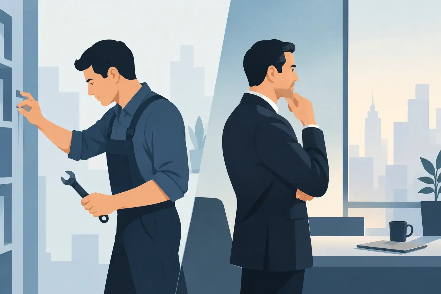 Sanierer versus diskreter Executive Advisor