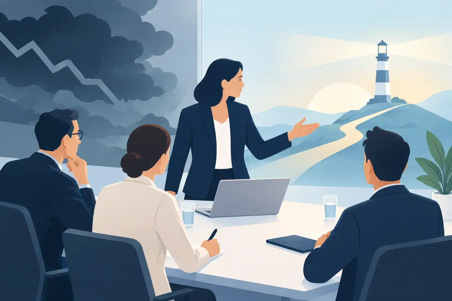 Advisory Board Consulting in a Crisis: Creating Clarity