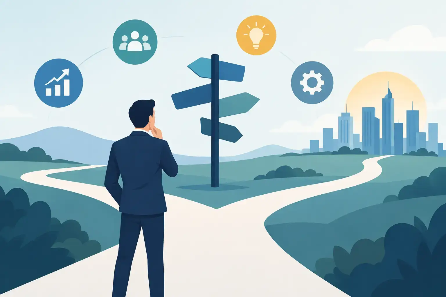 Orientierung bei strategischen Unternehmensproblemen